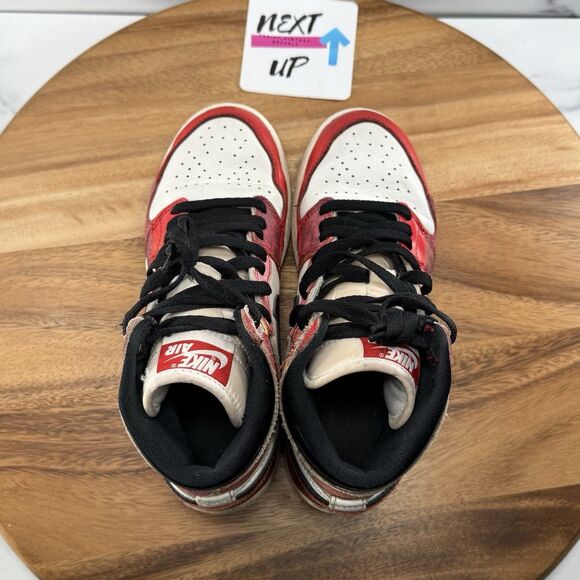 Youth 4.5 fits Womens 6-Air Jordan 1 High OG Spider-Man Across the Spider-Verse - Picture 7 of 9